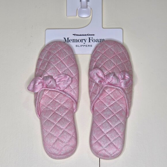 Charter Club Memory Foam Slippers - Picture 1 of 2